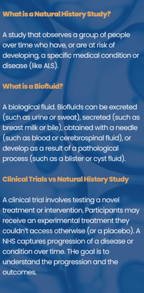 Frequently asked questions on Target ALS Natural History Study 